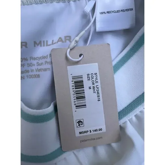 Peter Millar Mickey pleated white golf skirt size M - Picture 4 of 5